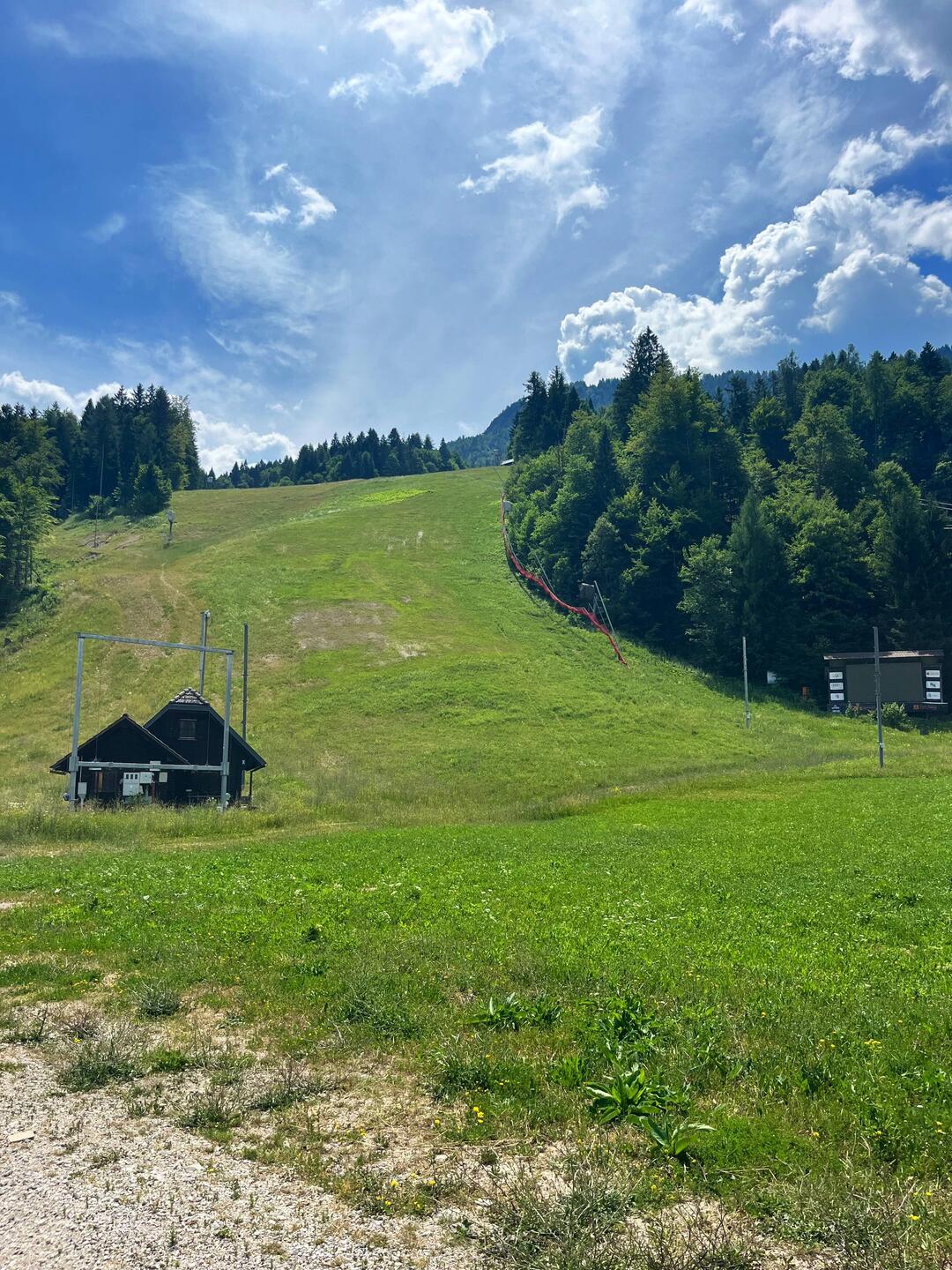 Zielhang vo de Weltcuprenne vo Kranjska Gora
