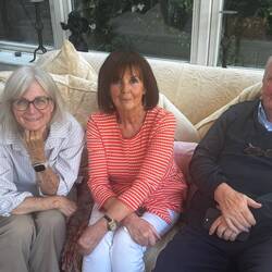 Sheila's Cousin Tom and Wife Rosealeen McGrogan at there lovely home in Dublin