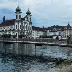 One of the many churches in town. Luzern is a very catholic city