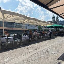 Lunch on the river walk