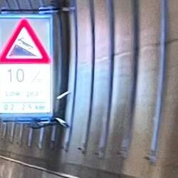 Im Tunnel 10% Gefälle unter einem Fjord durch😉