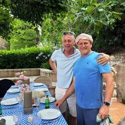 Mike and Paul's bromance.