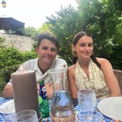 Greg and Ella. The newlyweds.