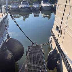 Nicht so viel Platz an unserem Liegeplatz