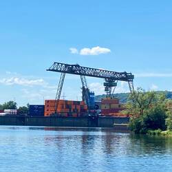 Containerhafen Trier bei km 189