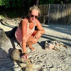 ... and relaxing afterwards 🐷