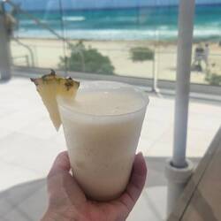 Piña colada by the pool.