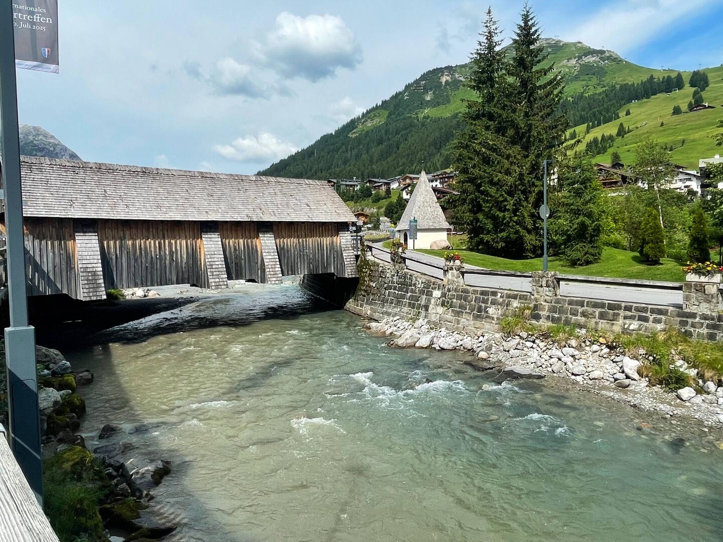 Erster Blick auf den Lech