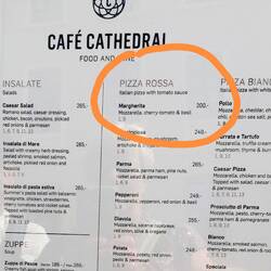 Pizza M ca 17€