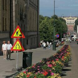 Shopping Meile Richtung Schloss