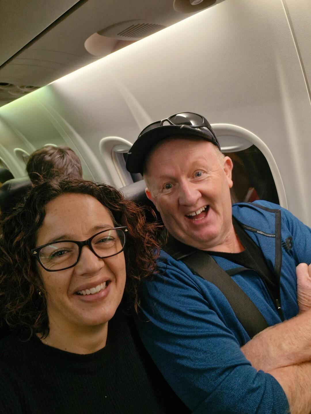 Still working on our selfies