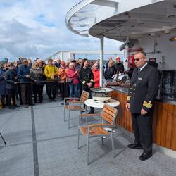 The captain of the ship looking for potential victims