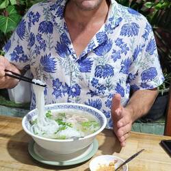 Nam Dam Euay Nong for fantastic noodle soup!