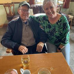Our dear Brian Davies who is recovering from health issues but has same cheeky sense of humour