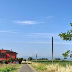Een nog bewoonde boerderij op de buiten is eerder uitzondering. De ruïnes zijn niet te tellen.