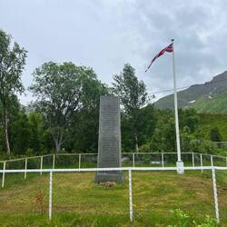 Der Gedenkstein für die ertrunkenen Fischer