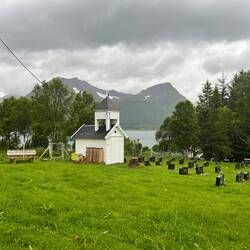 Der kleine Friedhof bei Gunnesdal