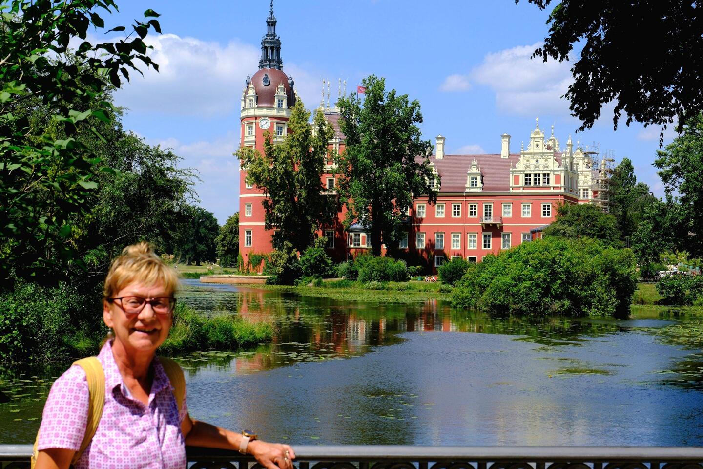 Schloss Muskau liegt in einem tollen Park