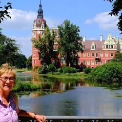 Schloss Muskau liegt in einem tollen Park