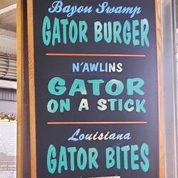 Haven't been game enough to try Gator yet.