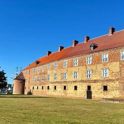 Ein der ältesten und größten dänischen Schloßanlagen zur Verteidigung.