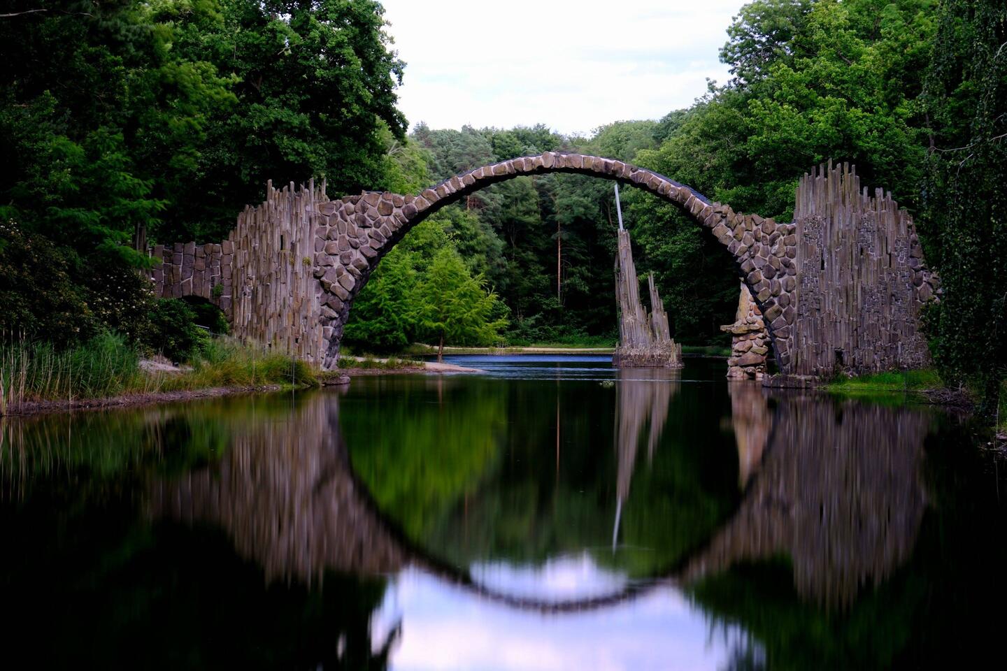 Das wollte ich UNBEDINGT machen dürfen: der Kreis von der Rakotzbrücke