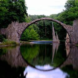Das wollte ich UNBEDINGT machen dürfen: der Kreis von der Rakotzbrücke