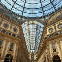 Another shot of the inside of the Galleria Vittorio Emanuele