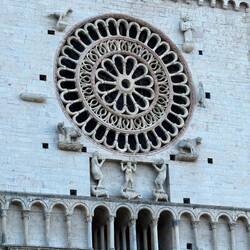 San Rufino. I love the little people and faces everywhere.