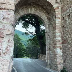 Arch #2. This gate into Assisi is called Porto Cappucini.