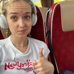 Mildly impressed in a bus