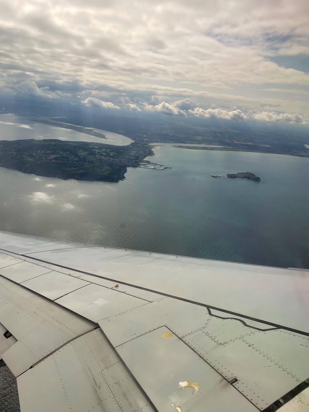 My first view of the Emerald Isle