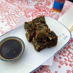 Chive pancake