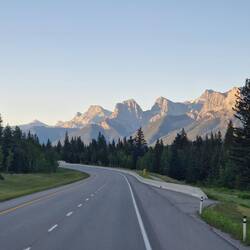 View on bus ..Banff to Calgary airport