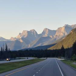 View on bus ...Banff to Calgary