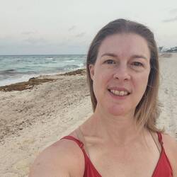 Selfie during golden hour.