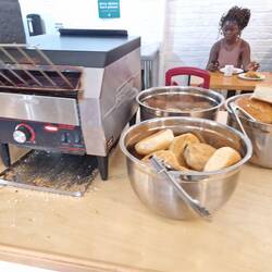Jail house breakfast, no porridge here
