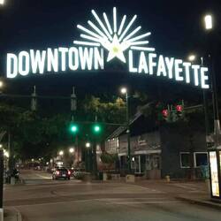 Lafayette's old part of town.