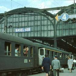 1963 war ich schon einmal am Bahnhof Basel