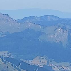 La Dôle, die Wetterstation leider schlecht erkennbar