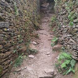 That was a VERY careful 5 mins getting down there