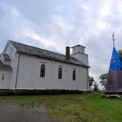 Kirchturmspitze hat sich abgesetzt