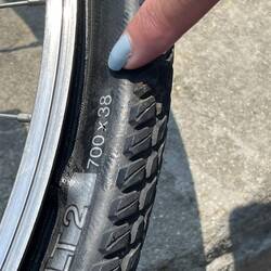 You can see where the delamination was just below the number 700