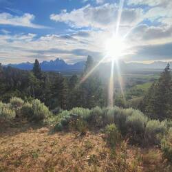 Ausblick von unserem Übernachtungsplatz