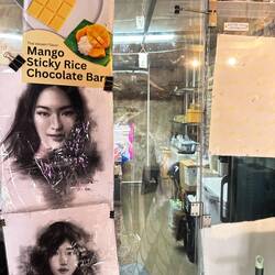 The interior of 32 Chocolate Bar, Talat Noi.