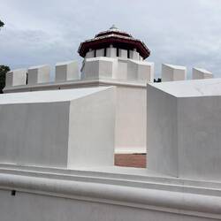 Mahakan Fort near the klong taxi pier.
