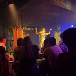 Drag show at Stranger Bar.