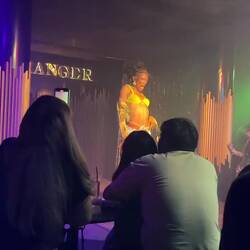 Drag show at Stranger Bar.