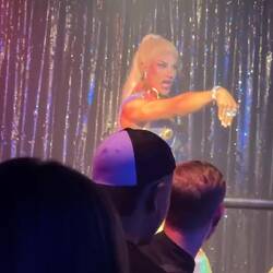 Drag show at Stranger Bar.