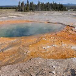 Unten direkt am prismatic spring